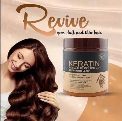 3 In 1 Hair Keratin Mask, Shampoo & Serum Deal - Free home delivery