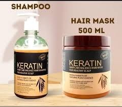 3 In 1 Hair Keratin Mask, Shampoo & Serum Deal - Free home delivery